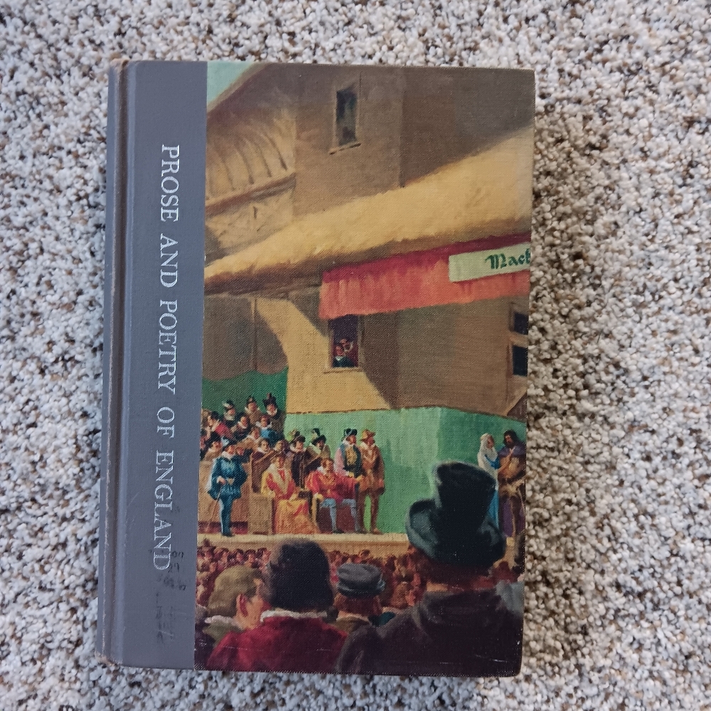 VTG Prose And Poetry Of England Fifth Edition Hardback Book